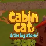 Cabin Cat Storm Survivor