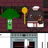 Cat Chef and Broccoli