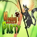 Monkeys ropes party